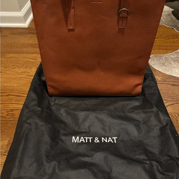 Matt & Nat Terracotta Tote Bag - Picture 3 of 5